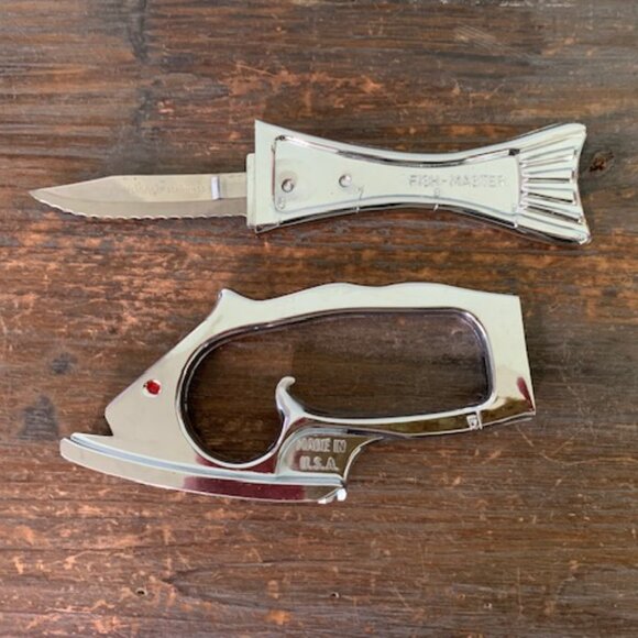 Vintage Fish Master Scales Fish Fast W/ Built- In Knife - Picture 9 of 10
